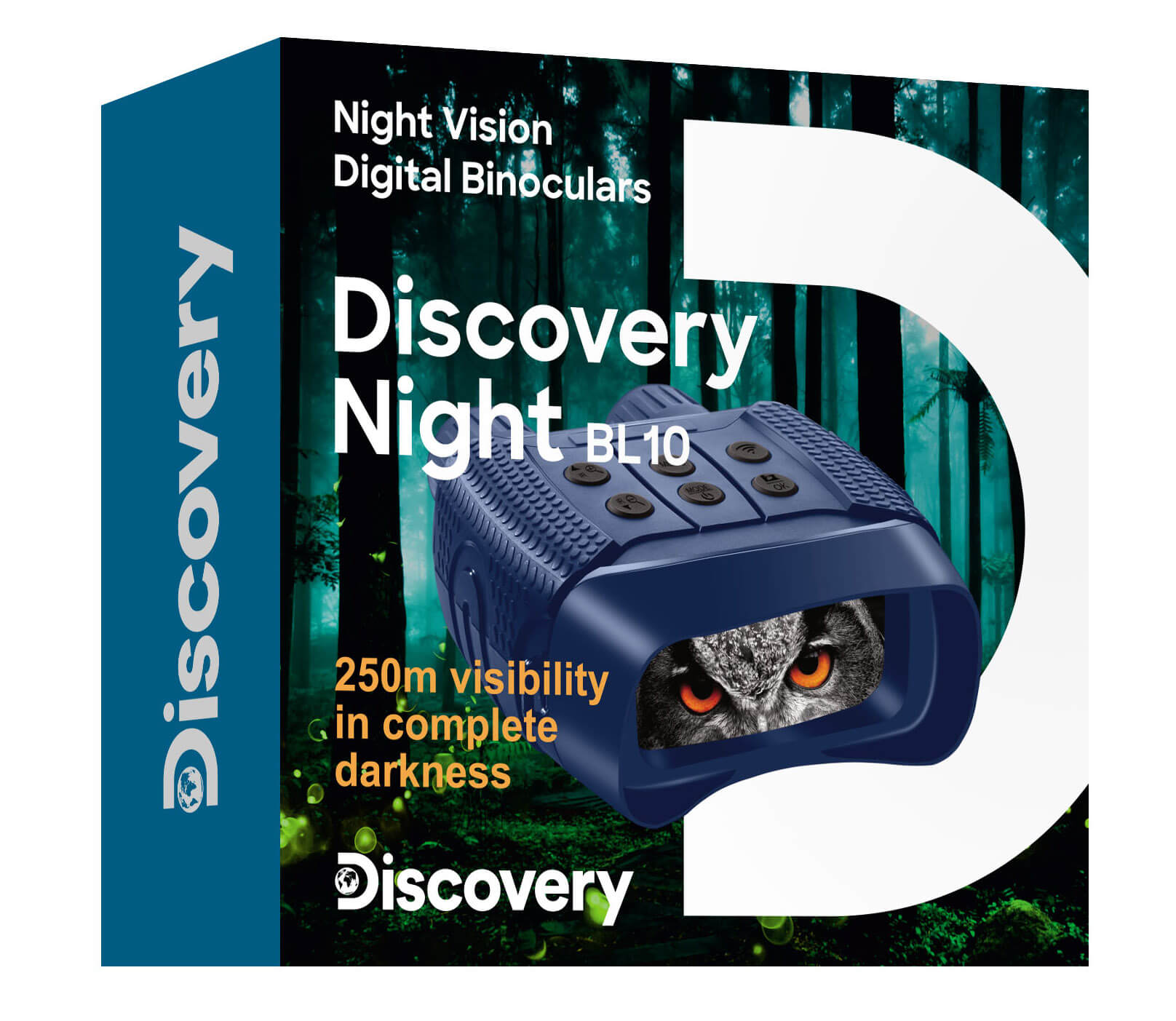 Digitálny binokulárny ďalekohľad s nočným videním so statívom Discovery Night BL10